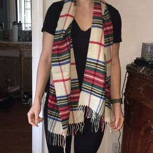 Vintage Plaid Scarf